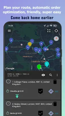 VisionnRoute Planner android App screenshot 8